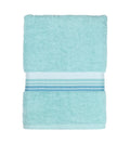 Mainstays Basic Bath Towel, Soft 100%  Cotton and Highly Absorbent Striped Bath Towel, White