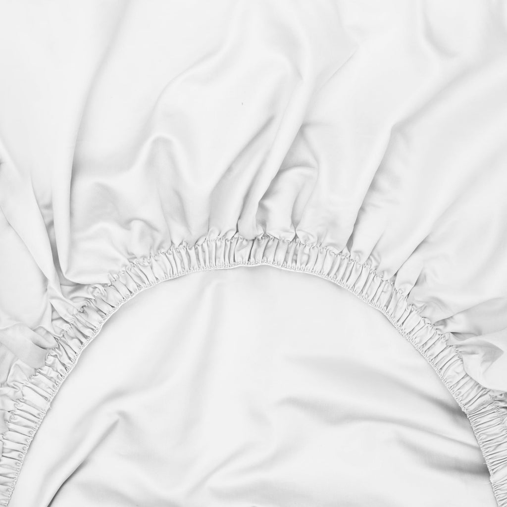 Serta 6-Piece 800 Thread Count Bright White Cotton Rich Adult Bed Sheet Set, Full - Deep Pocket