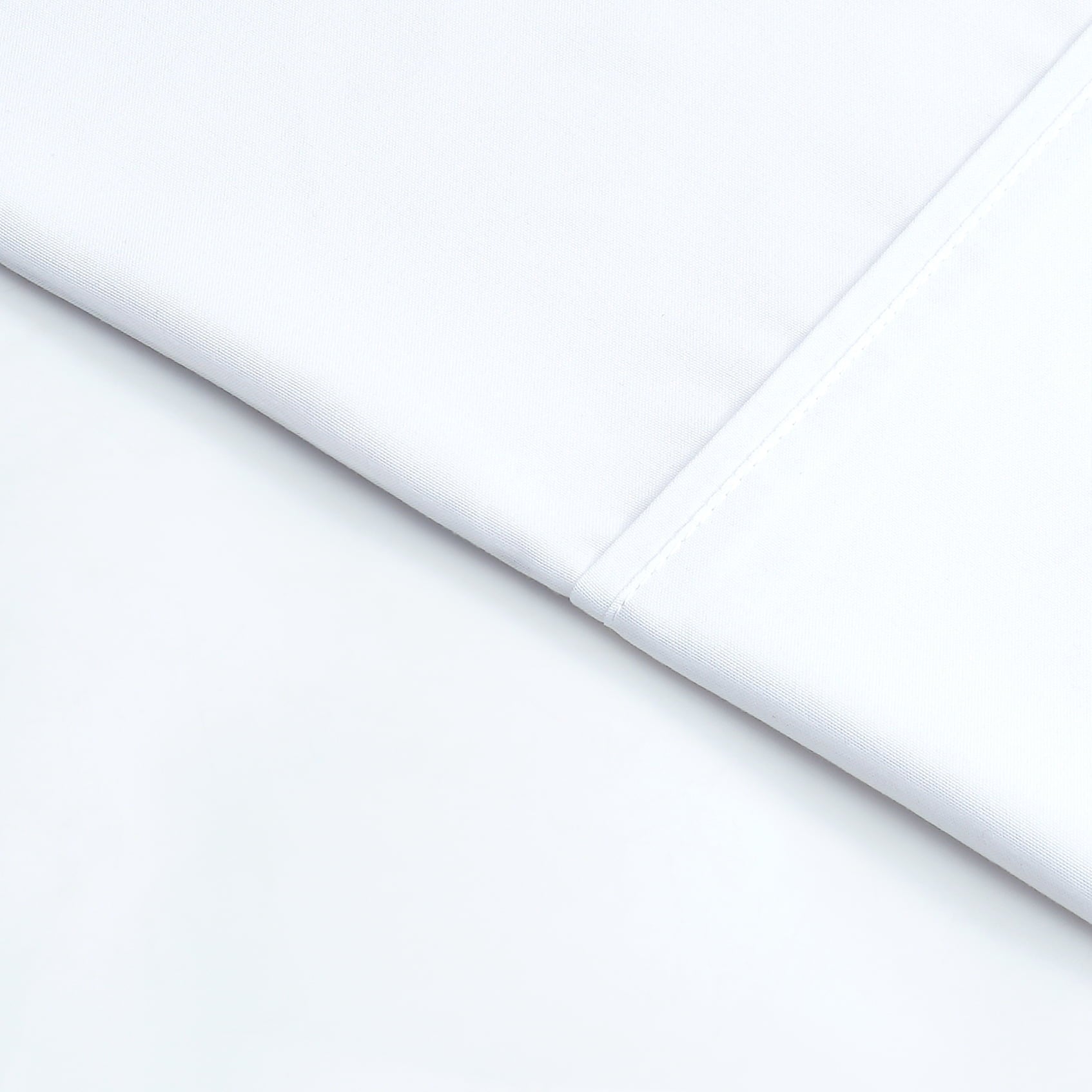 Mainstays Super Soft Brushed Microfiber Bed Sheet Set, Arctic White, Queen, 4 Piece